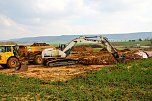 Erdarbeiten für neue Großbäckerei (Foto: Bernd Peter) Erdarbeiten für neue Großbäckerei (Foto: Bernd Peter)