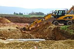 Erdarbeiten für neue Großbäckerei (Foto: Bernd Peter) Erdarbeiten für neue Großbäckerei (Foto: Bernd Peter)