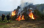 Osterfeuer in Obergebra (Foto: Michael Randel)