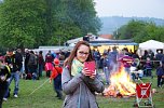Osterfeuer in Obergebra (Foto: Michael Randel)