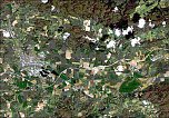 Echtfarbenbild Landsat  (Foto: )
