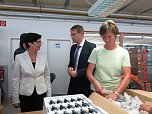 Christine Lieberknecht auf Tour bei Norsystec (Foto: nnz)