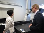 Christine Lieberknecht auf Tour bei Norsystec (Foto: nnz)