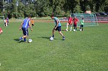 Volles Training bei der Fu&szlig;ballschule (Foto: Karl-Heinz Herrmann)