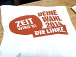 Wahlkampfendspurt bei den Linken (Foto: Karin Lehmann, Peter Blei)