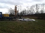 Probebohrungen in der R&uuml;digsdorfer Schweiz (Foto: Bodo Schwarzberg)