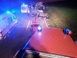 Verkehrsunfall auf der B 243 (Foto: Feuerwehr)