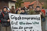 Protest gegen Probebohrungen (Foto: Helmut Michel)