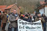 Protest gegen Probebohrungen (Foto: Helmut Michel)