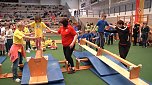 Kindergartensporttag in der Nordh&auml;user Wiedigsburghalle (Foto: Angelo Glashagel)