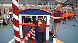 Kindergartensporttag in der Nordh&auml;user Wiedigsburghalle (Foto: Angelo Glashagel)