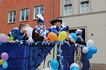 N&auml;rrinnen und Narren zogen durch Sondershausen (1) (Foto: Karl-Heinz Herrmann)