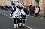 N&auml;rrinnen und Narren zogen durch Sondershausen (1) (Foto: Karl-Heinz Herrmann)