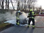 Audi A1 brannte aus (Foto: Feuerwehr)