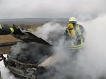 Auto ausgebrannt (Foto: Feuerwehr Bleicherode)