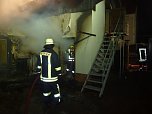 Hobby-Werkstatt brannte in Sundhausen (Foto: nnz)