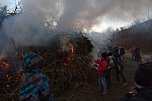 Osterfeuer in Nordhausen Nord (Foto: Peter Blei)