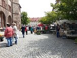 Geranien - und Blumenmarkt auf dem Nordh&auml;user Rathausplatz (Foto: Peter Blei)