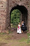 Hochzeit auf der Burgruine Hohnstein (Foto: Peter Blei)