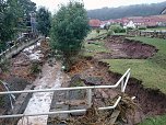 Unwetter wütete in Rustenfelde (Foto: Feuerwehr Heiligenstadt) Unwetter wütete in Rustenfelde (Foto: Feuerwehr Heiligenstadt)