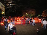Lichterfest auf dem Petersberg (Foto: Karin Lehmann)