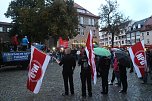Demonstration und Gegendemonstration in Nordhausen (Foto: Angelo Glashagel)