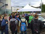Aktion junge Fahrer an der Morgenr&ouml;te in Nordhausen (Foto: Berufsbildungszentrum Verkehr)
