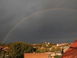Regenbogen &uuml;ber Nordhausen (Foto: Bernd Thielbeer)