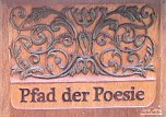 Pfad der Poesie im Park Hohenrode (Foto: Peter Blei)