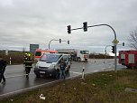 Unfall an der Kreuzung zur A 38 zwischen Bielen und Görsbach (Foto: privat) Unfall an der Kreuzung zur A 38 zwischen Bielen und Görsbach (Foto: privat)