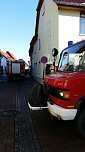 Garagenbrand in Heringen (Foto: Feuerwehr Landgemeinde Heringen/Helme)