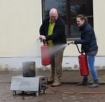 Brandschutz&uuml;bung im BBZ Nordhausen (Foto: Franziska He&szlig;ler)