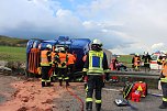 Unfall auf der A 38 (Foto: Feuerwehr Heiligenstadt)