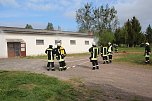 Hohensteiner Feuerwehren &uuml;bten (Foto: Mario Herting, Feuerwehr Hohenstein)