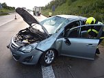 Unfall auf der Autobahn (Foto: privat)