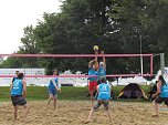 Toller Sport am Kiesteich-Strand (Foto: Stadtwerke) Toller Sport am Kiesteich-Strand (Foto: Stadtwerke)