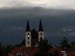 Dunkle Wolken &uuml;ber Nordhausen (Foto: Peter Blei)