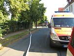 Verletzte bei Brand in Bleicherode (Foto: Feuerwehr Bleicherode)