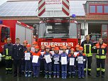 Die erste gro&szlig;e Pr&uuml;fung f&uuml;r den Nordh&auml;user Feuerwehrnachwuchs ist bestanden (Foto: Pressestelle Landratsamt Nordhausen)