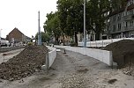 Gro&szlig;baustelle Grimmelallee (Foto: M. Guder)