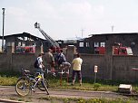 Brand am Bahnhof (Foto: ) Brand am Bahnhof (Foto: )