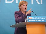 Besuch von Angela Merkel in Nordhausen (Foto: nnz, T. Soszynski, K. Knittel)