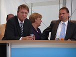 Besuch von Angela Merkel in Nordhausen (Foto: nnz, T. Soszynski, K. Knittel)