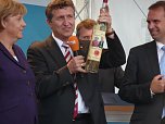 Besuch von Angela Merkel in Nordhausen (Foto: nnz, T. Soszynski, K. Knittel)