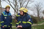THW und Feuerwehren &uuml;bten an der Zorge (Foto: nnz)
