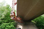 Helme-Br&uuml;cke bei Sundhausen wurde heute kontrolliert (Foto: nnz)