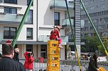 Knax-Kinderfest auf dem Parkplatz der Kreissparkasse (Foto: nnz)