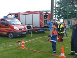 Hohnsteiner Jugendfeuerwehren im Prüfungsstress (Foto: Ch. Burkert) Hohnsteiner Jugendfeuerwehren im Prüfungsstress (Foto: Ch. Burkert)