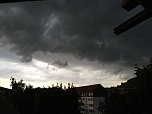 Unwetter &uuml;ber Bleicherode und von Schate in Richtung Werther (Foto: privat)