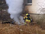 Brand in leerstehendem Wohnhaus (Foto: nnz)